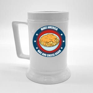 Make America Macaroni And Cheese Again Funny Usa Gift Beer Stein