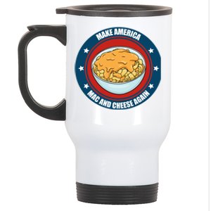 Make America Macaroni And Cheese Again Funny Usa Gift Stainless Steel Travel Mug