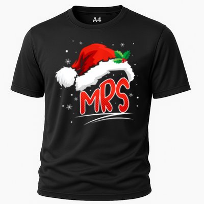 Mr. And Mrs. Christmas Santa Claus Matching His Hers Performance Shirt