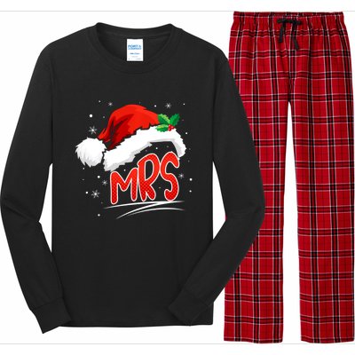 Mr. And Mrs. Christmas Santa Claus Matching His Hers Long Sleeve Pajama Set