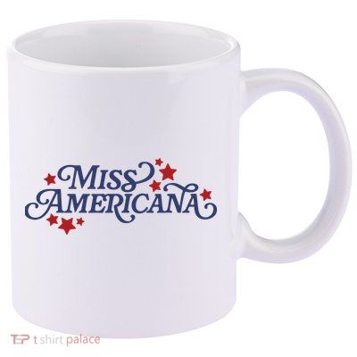 Miss Americana 11oz C Handle Ceramic Mug