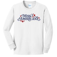 Miss Americana Kids Long Sleeve Shirt