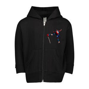 Mateta Art Toddler Zip Fleece Hoodie