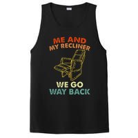 Me And My Recliner Go Way Back Funny Dad Jokes PosiCharge Competitor Tank