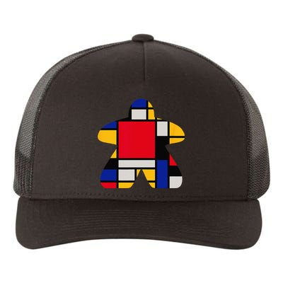 Modern Art Meeple Yupoong Adult 5-Panel Trucker Hat