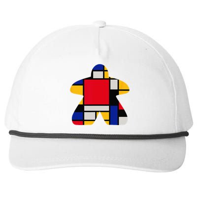 Modern Art Meeple Snapback Five-Panel Rope Hat