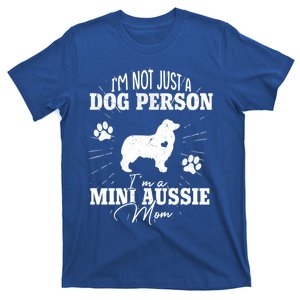 Mini Aussie Mom Funny Gift Dog Mom Lover Mothers Day Gift T-Shirt