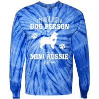 Mini Aussie Mom Funny Gift Dog Mom Lover Mothers Day Gift Tie-Dye Long Sleeve Shirt