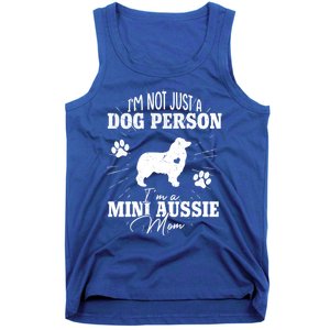 Mini Aussie Mom Funny Gift Dog Mom Lover Mothers Day Gift Tank Top