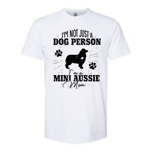 Mini Aussie Mom Funny Gift Dog Mom Lover Mothers Day Gift Softstyle CVC T-Shirt