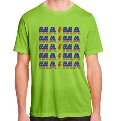 Mama American Mom For Mom And Grandma Great Gift Adult ChromaSoft Performance T-Shirt