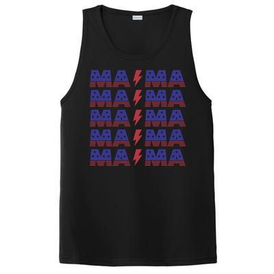 Mama American Mom For Mom And Grandma Great Gift PosiCharge Competitor Tank