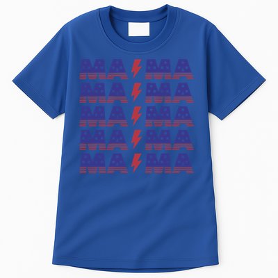 Mama American Mom For Mom And Grandma Great Gift Tall T-Shirt