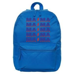 Mama American Mom For Mom And Grandma Great Gift 16 in Basic Backpack