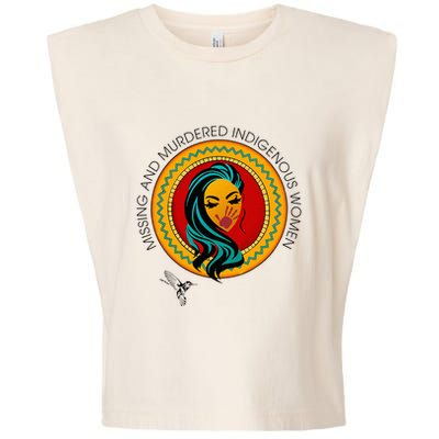 Missing And Murdered Indigenous Native American Garment-Dyed Women's Muscle Tee