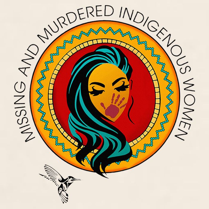 Missing And Murdered Indigenous Native American Garment-Dyed Women's Muscle Tee