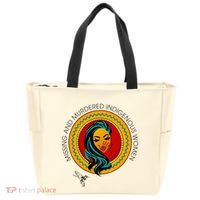 Missing And Murdered Indigenous Native American Zip Tote Bag