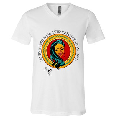 Missing And Murdered Indigenous Native American V-Neck T-Shirt