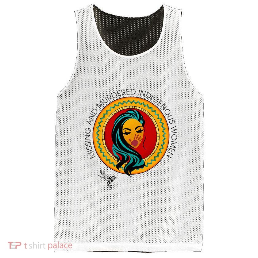 Missing And Murdered Indigenous Native American Mesh Reversible Basketball Jersey Tank