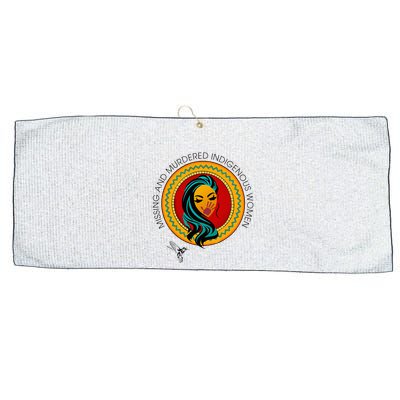 Missing And Murdered Indigenous Native American Large Microfiber Waffle Golf Towel
