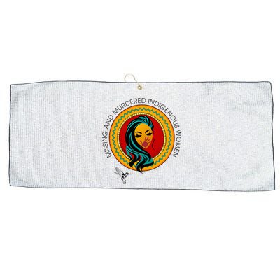 Missing And Murdered Indigenous Native American Large Microfiber Waffle Golf Towel