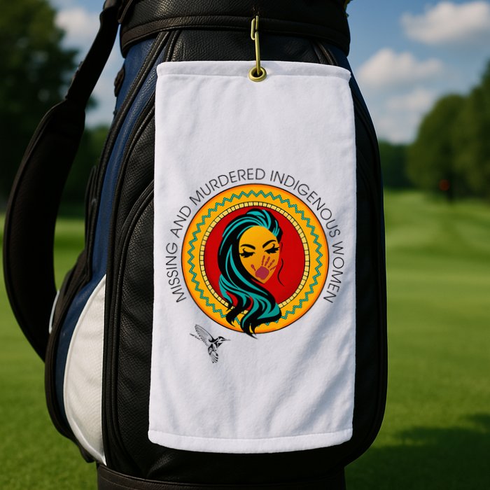 Missing And Murdered Indigenous Native American Golf Towel