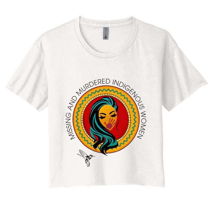 Missing And Murdered Indigenous Native American Crop Top