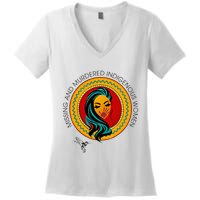 Missing And Murdered Indigenous Native American Women's V-Neck T-Shirt