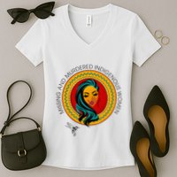 Missing And Murdered Indigenous Native American Women's V-Neck T-Shirt