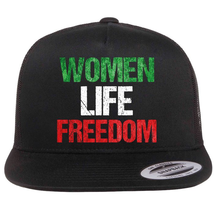 Mahsa Amini , MAHSAAMINI , Iran Women Life Freedom Flat Bill Trucker Hat