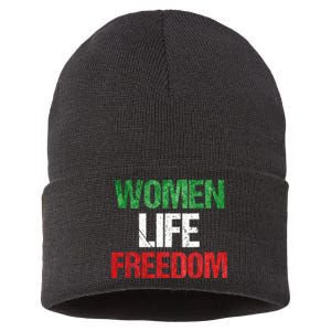 Mahsa Amini , MAHSAAMINI , Iran Women Life Freedom Sustainable Knit Beanie