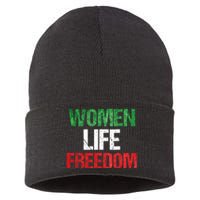 Mahsa Amini , MAHSAAMINI , Iran Women Life Freedom Sustainable Knit Beanie