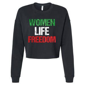 Mahsa Amini , MAHSAAMINI , Iran Women Life Freedom Cropped Pullover Crew