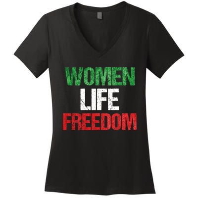 Mahsa Amini , MAHSAAMINI , Iran Women Life Freedom Women's V-Neck T-Shirt