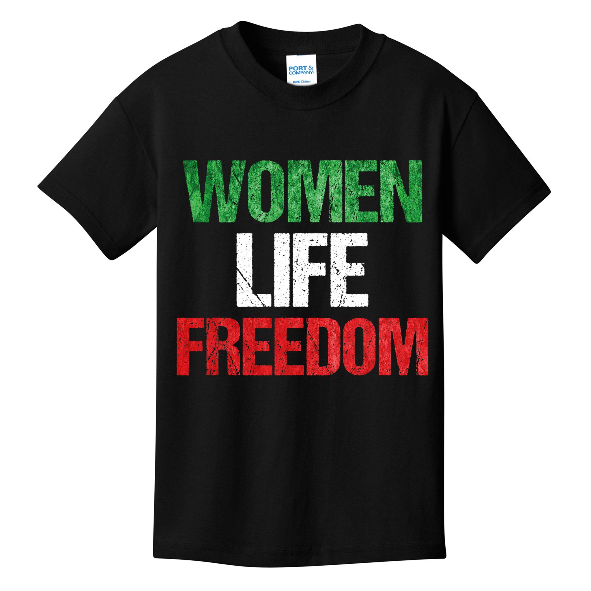 Mahsa Amini , MAHSAAMINI , Iran Women Life Freedom Kids T-Shirt