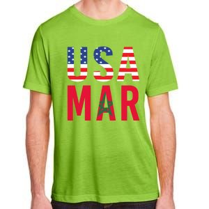 Moorish American Morocco Flag Moroccan Soccer Supporter Gift Adult ChromaSoft Performance T-Shirt