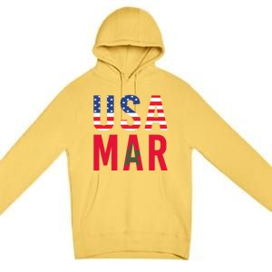 Moorish American Morocco Flag Moroccan Soccer Supporter Gift Premium Pullover Hoodie