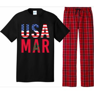 Moorish American Morocco Flag Moroccan Soccer Supporter Gift Pajama Set