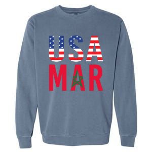 Moorish American Morocco Flag Moroccan Soccer Supporter Gift Garment-Dyed Sweatshirt