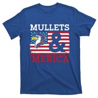 Mullets And Merica Eagle Mullet Hairstyle Funny Gift T-Shirt