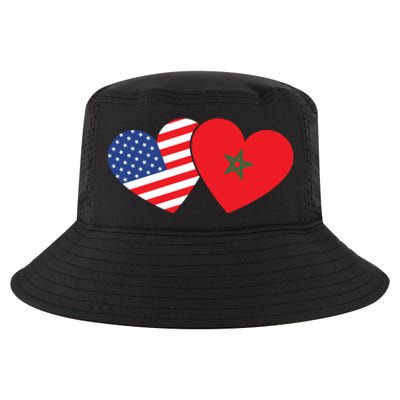 Moorish American Morocco Flag Moroccan Soccer Supporter Gift Cool Comfort Performance Bucket Hat