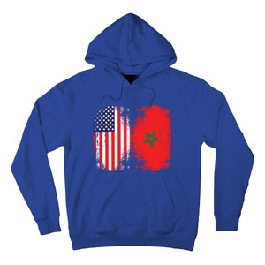 Moorish American Morocco Flag Moroccan Soccer Supporter Cool Gift Hoodie