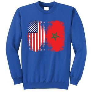 Moorish American Morocco Flag Moroccan Soccer Supporter Cool Gift Sweatshirt