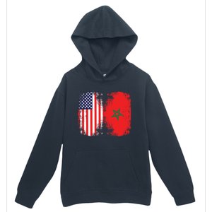 Moorish American Morocco Flag Moroccan Soccer Supporter Cool Gift Urban Pullover Hoodie