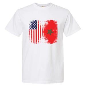 Moorish American Morocco Flag Moroccan Soccer Supporter Cool Gift Garment-Dyed Heavyweight T-Shirt