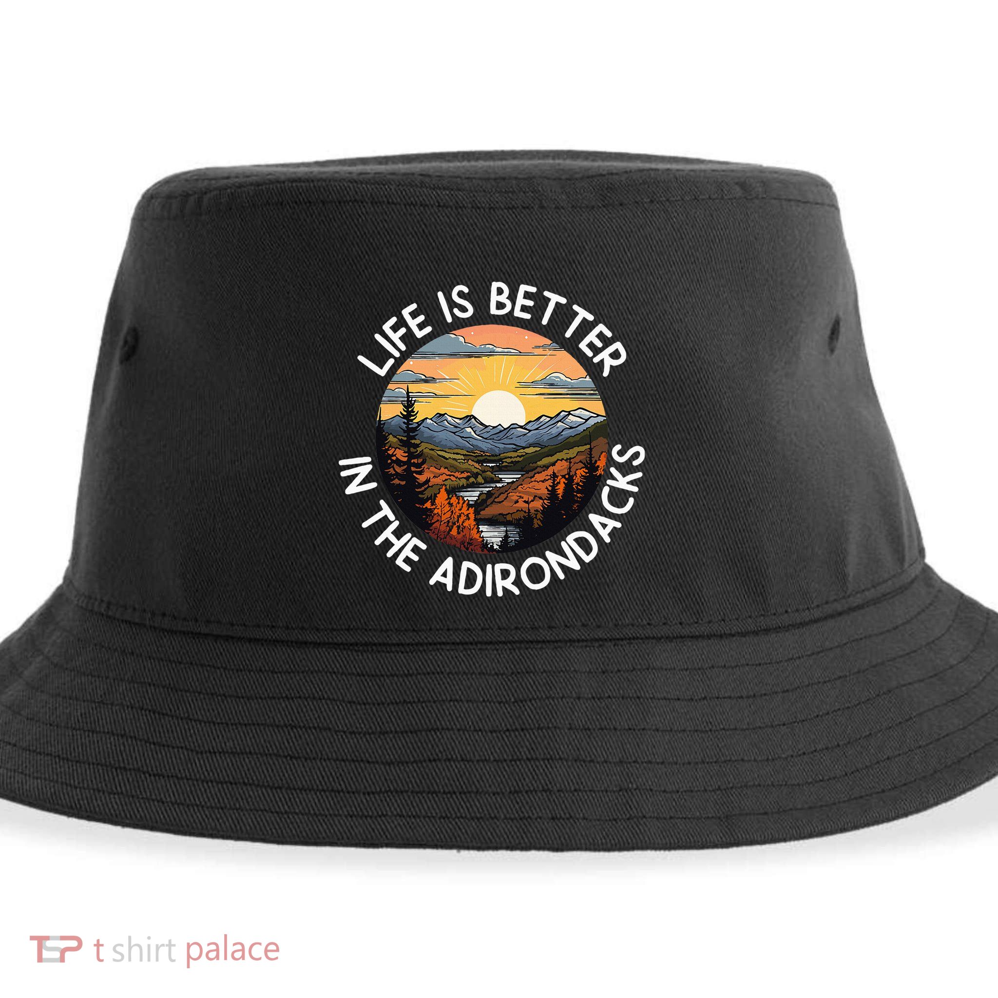 Moose Adirondack Mountains Life Is Better In The Adirondacks Sustainable Bucket Hat