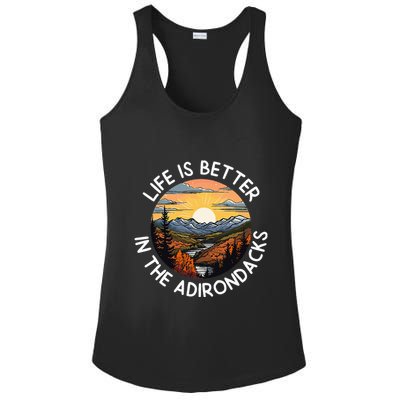 Moose Adirondack Mountains Life Is Better In The Adirondacks Ladies PosiCharge Competitor Racerback Tank