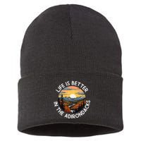 Moose Adirondack Mountains Life Is Better In The Adirondacks Sustainable Knit Beanie
