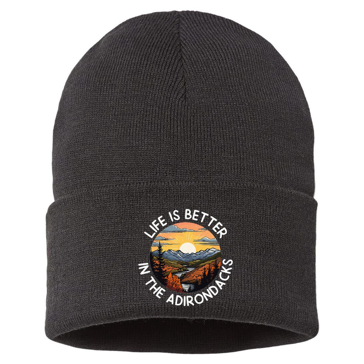 Moose Adirondack Mountains Life Is Better In The Adirondacks Sustainable Knit Beanie