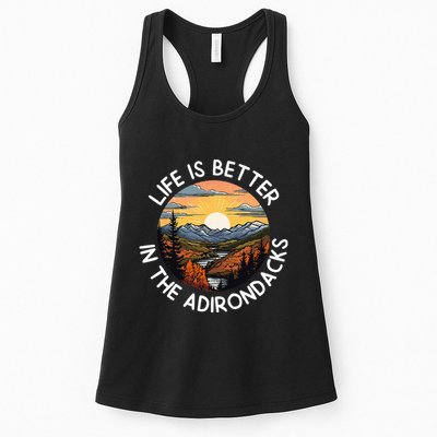 Moose Adirondack Mountains Life Is Better In The Adirondacks Womens Tank Top